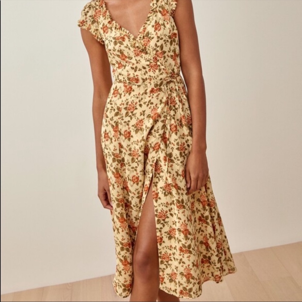 NWT Reformation Gwenyth Floral Varenna Dress